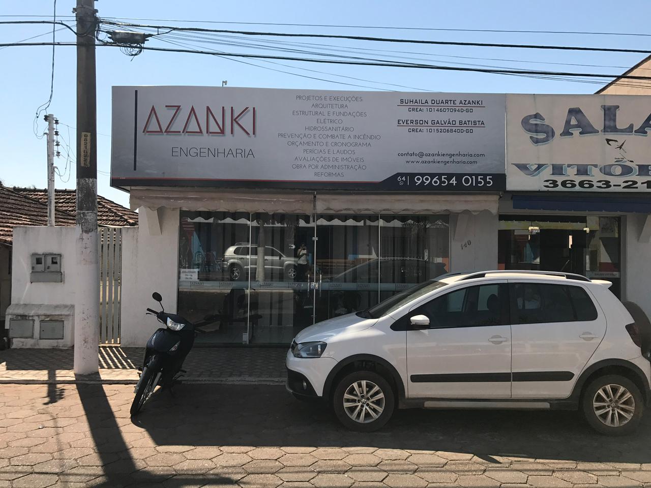Primeira fachada da Azanki Engenharia
